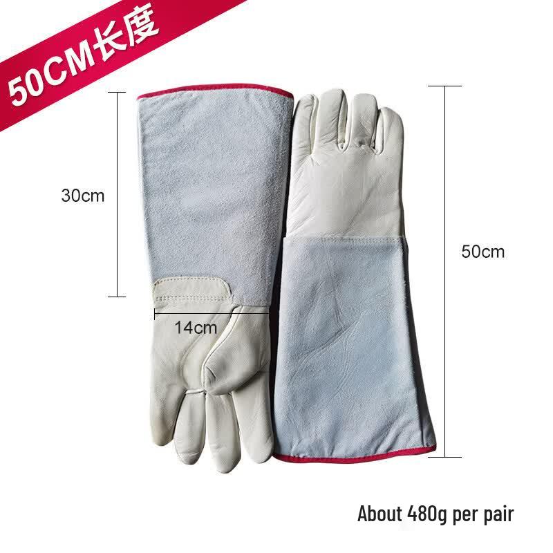 Industrial Cryogenic Cowhide Protection Gloves