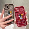 Soft Silicone Square Ladder Printing Pattern Phone Casing Full Cover Camera Shockproof Protection Rubber Case for iPhone Infinix Tecno OnePlus
