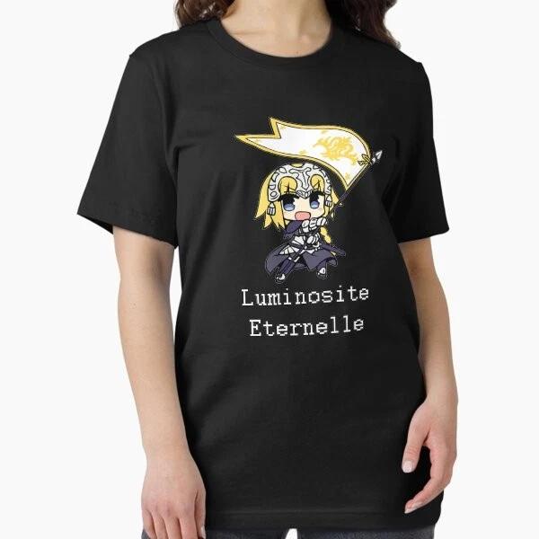 Anime Cute Funny Jeanne Darc Chibi Banner Gift For Friends T Shirt S