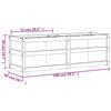 Planter Box 150x50x50 Cm Solid Wood Douglas Fir