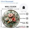 12 Inch Diameter Glass Wall Clock Created with Ultimate Customer Satisfaction in Mind