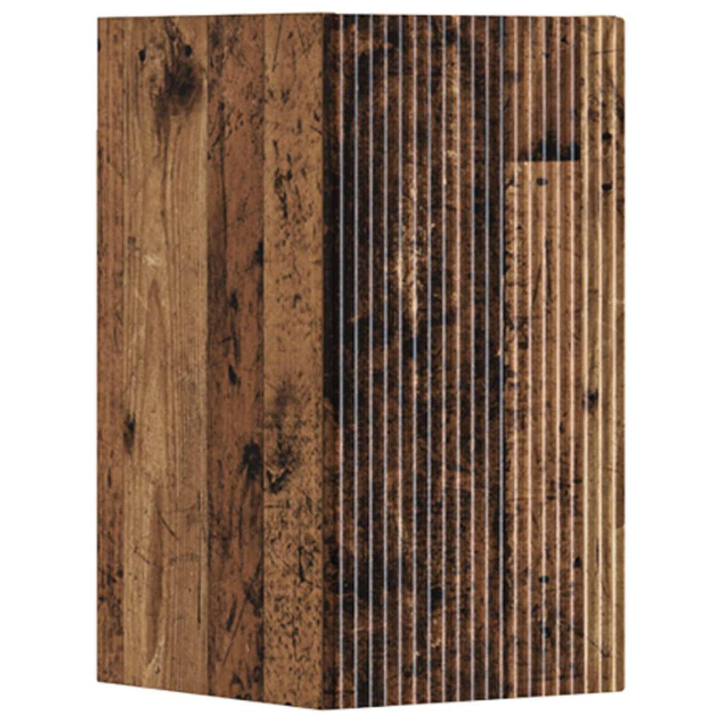 Bathroom Furniture Set 3 Pcs Reclaimed Wood 33 X 34.5 X 160 Cm