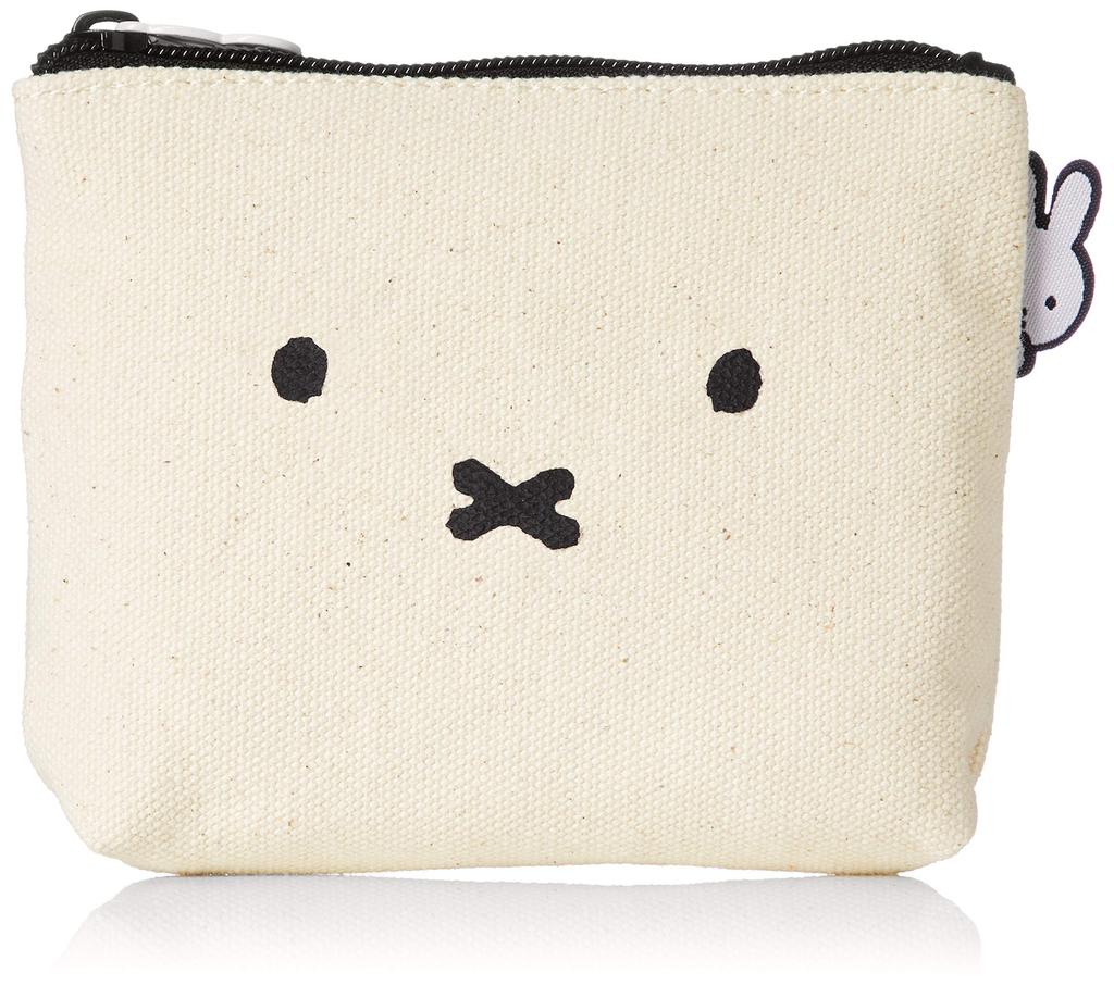Miffy Canvas Available In 2 Bust Face Natural [Sifre] Multi-Pouch, Sizes, TRC7100, Small 99,