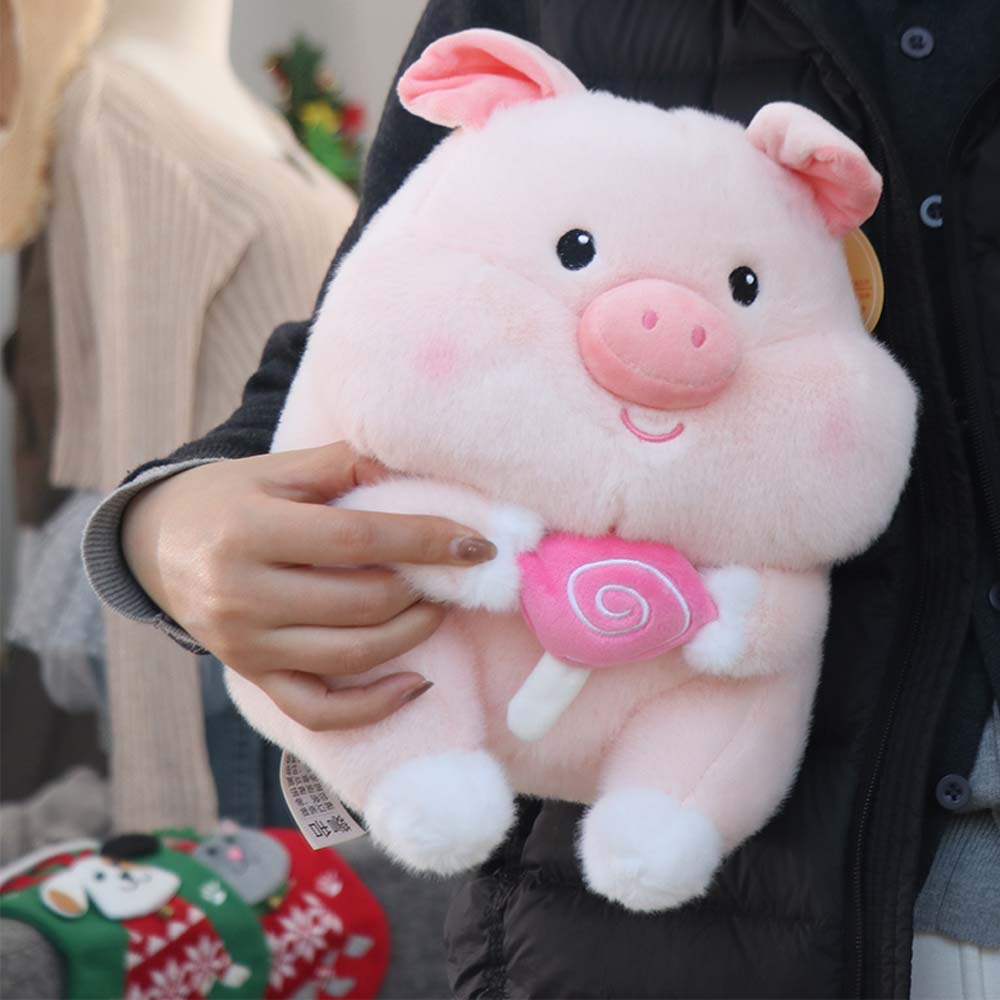 Fluffy Animal Soft Piggy Doll PP Cotton Stuffed Pig Plushie Doll  Decorate Present