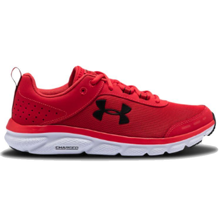 Under Armour Charged Assert 8 Comfortable Low-Top Running Shoes Men Sneaker Red White 3021952-602