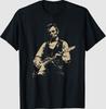 Abraham Lincoln Abe Lincoln Jouant de la Guitare T-Shirt Rétro Vintage