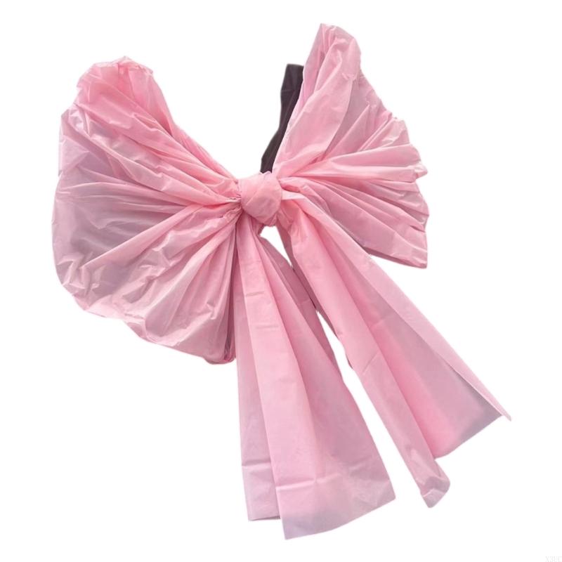 

Handmade Oversized Colorful Plastic Bowknot Ornament For Festives Celebration Birthday Parties And Shop Displays X3UC рожевий