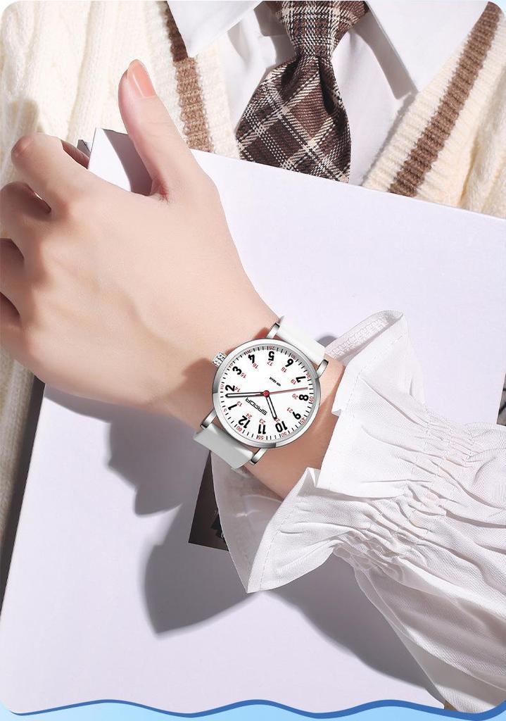 Sanda Fashion Slim Waterproof Sports Quartz Watch for Men & Women - Exam-Friendly, Fresh & Simple Design.
