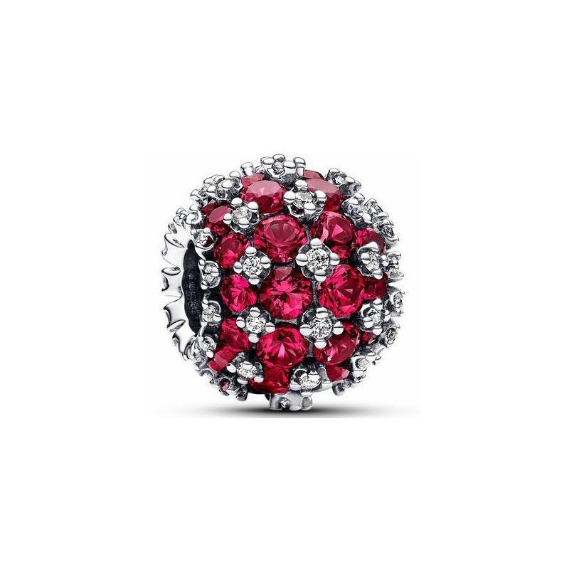 New Copper Red Valentine'S Day Series Love Lantern Apple Diy Charm Bead Jewelry Suitable For Bracelet Women'S Love Gift