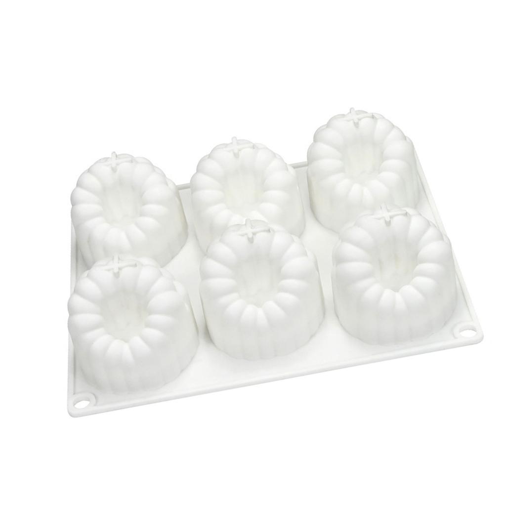 6 Cavity Raspberry Chocolate Baking Mould Food Grade Silicone Mousse Cake Mold for Family Gatherings and Celebration