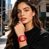 Silicone Watch Band Waterproof Sweat-Proof Replacement Band Soft Solid Color Watch Strap for Apple Watch Series Ultra 2