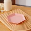 Wheat Straw Round Vegetable Plate Household Large Vegetable Plate Set Drop-Resistant Snack Plastic Plate Fruit Plate Plate