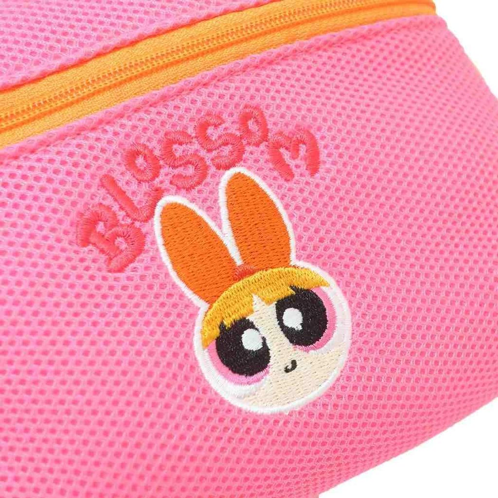 Marimo Craft Powerpuff Girls Mesh Series Mesh Pouch, Blossom, Approx. W160 X H120 X D50mm MPPG-131