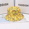 Yellow Duck Printed Fisherman's Hat Four Seasons Outdoor Sunshade Basin Hat Fashion Cartoon Sunshade Sun Hat