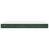 Pocket Spring Mattress Medium Firmness Dark Green 80 x 210 x 20 cm Velvet