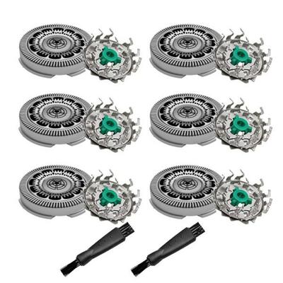SH50 Ersatz-Scherkopf, kompatibel mit Philips Norelco Series 5000 SH50 Blade AquaTouch, PowerTouch (PT8xx PT7xx, SH60-6Pack) SH60-6er-Packung