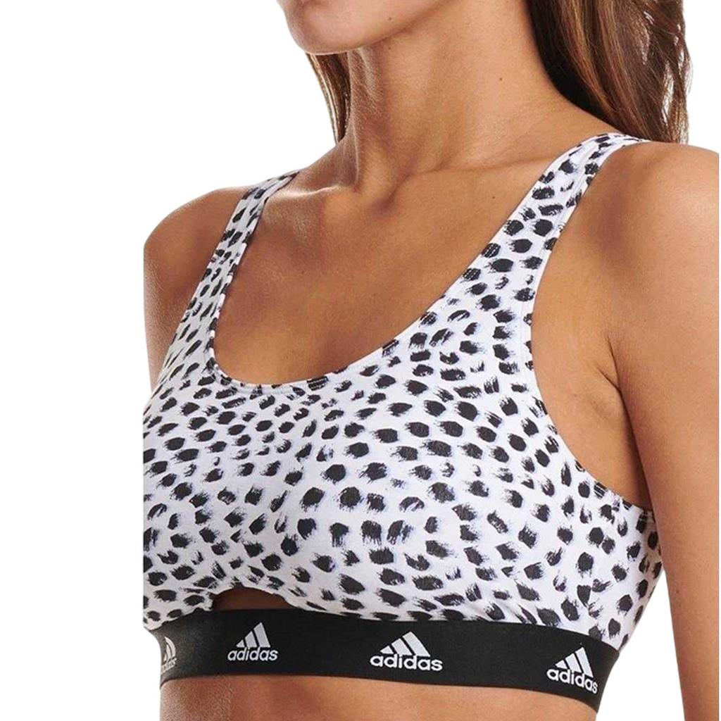 Adidas Womens/Ladies Spotted Scoop Neck Bralette