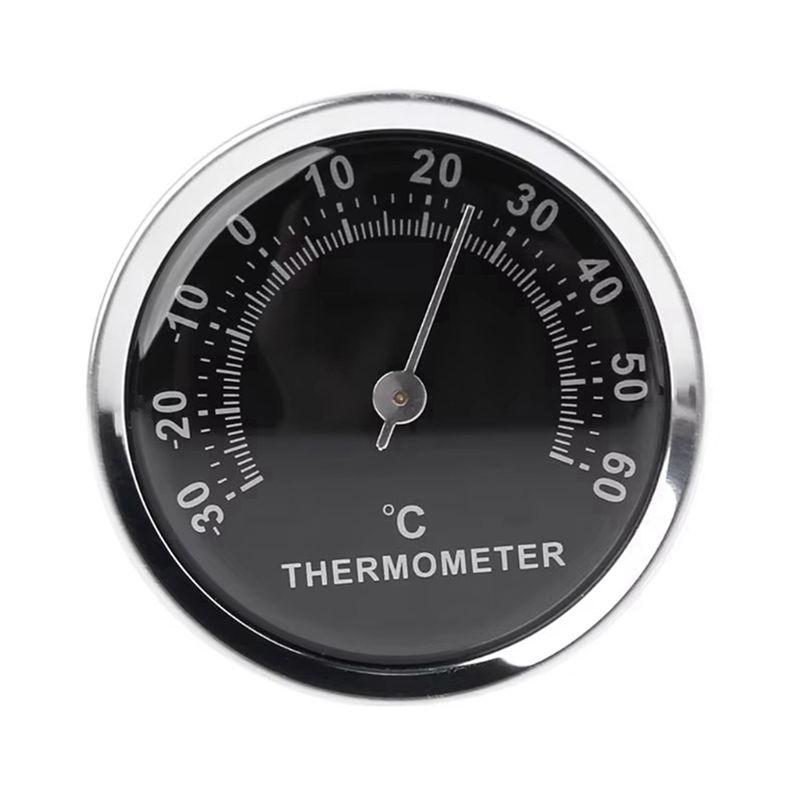 

AEE2-Mini Indoor And Outdoor Mechanical Thermometer-30-60℃ , With Double-Sided Stickers, High Precision Instrument Tools чорний