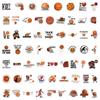 120 Cross-border Basketball Trend Stickers for DIY Decoration, Notebooks, and Waterproof Phone Accessories