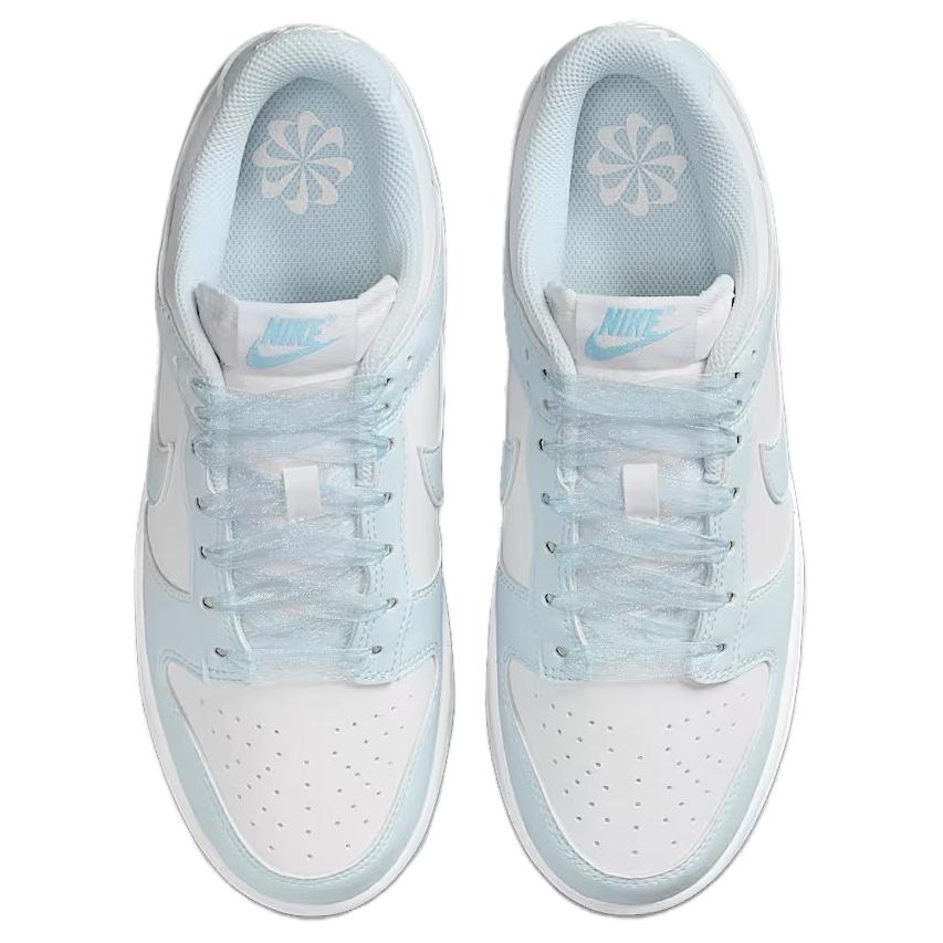 Nike Dunk Low Next Nature Sheer Lace Pack - Blue Tint Damesneakers Hvit IB7311-100