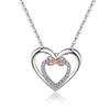 Hot Sale Digital Unlimited Love Necklace for Women's Trendy Love Heart-shaped Pendant Collarbone Chain