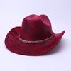 Retro American Western Cowboy Hat, Sunshade and Sun Protection, New Big-brimmed Jazz Hat, European and American Style Men's and Women's Top Hat