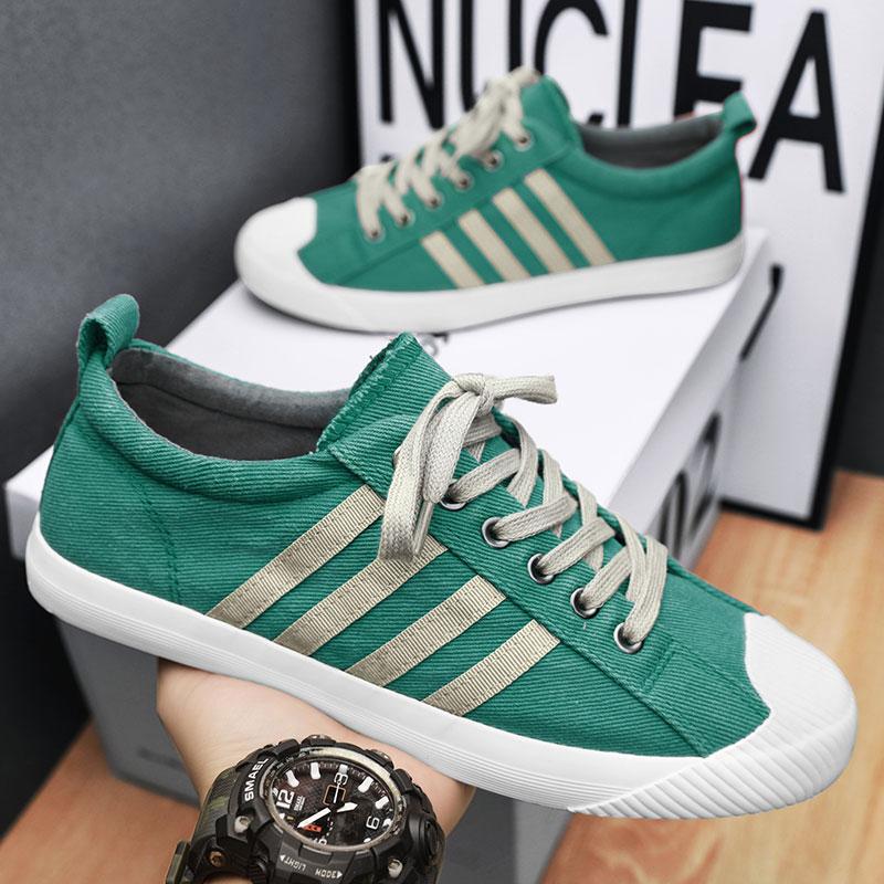 High Quality Canvas Shoes Lightweight Breathable Versatile Casual Shoes for Men Low Top Flat Sports Shoes Designer Sneakers Men