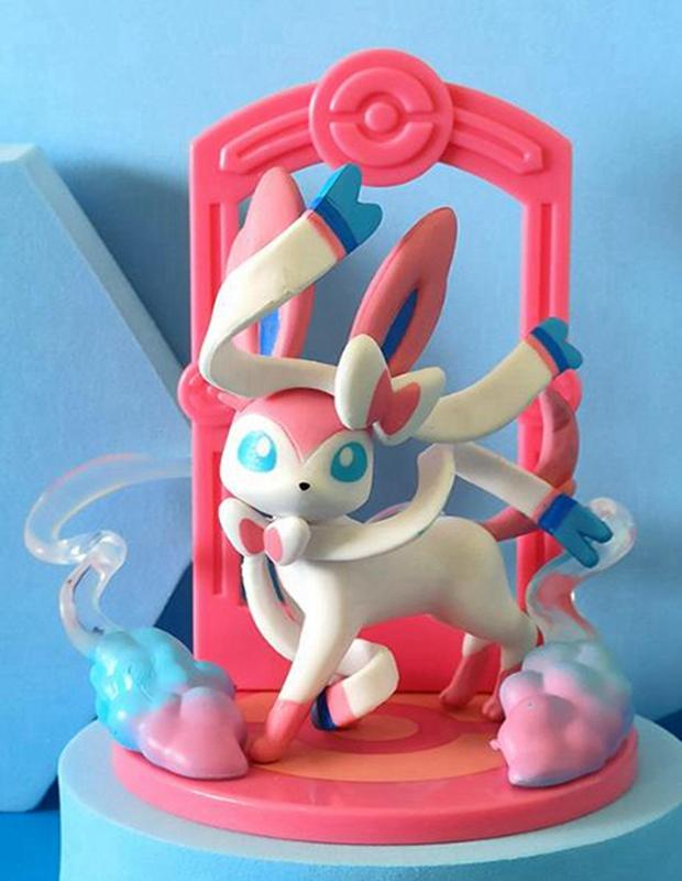 1 Pc Pokemon Eevee Action Figures Evolutionary Form Sylveon Espeon Umbreon Flareon Vaporeon PVC Model Collection Kid Gift Toy
