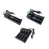 Compactly 1/2/4Bay 18650 Batteries Charger Compatible for 21700,26700,14500,18500,26650 Featuring LED Indicators