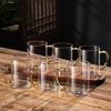Handun High Borosilicate Glass Cup Set with Wooden Handle