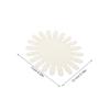 20Pcs Nail Display Wheel Oval Transparent Plastic Sample Board 20 Tips for Manicure Nail Polish Color Show Wheel Salon DIY Art