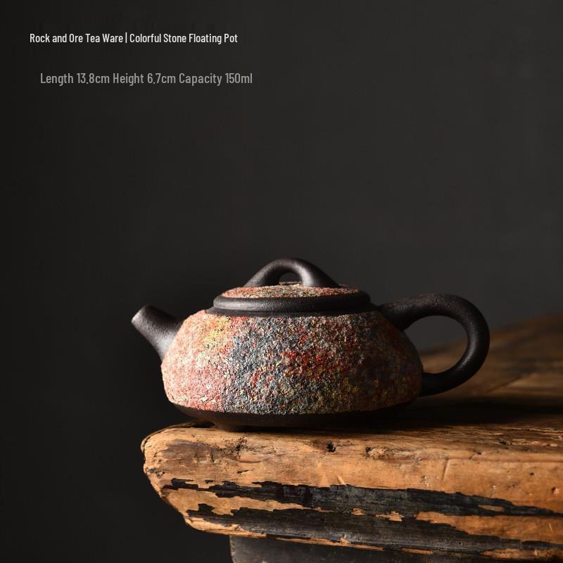 Cha Xun Colorful Apple Ceramic Teapot
