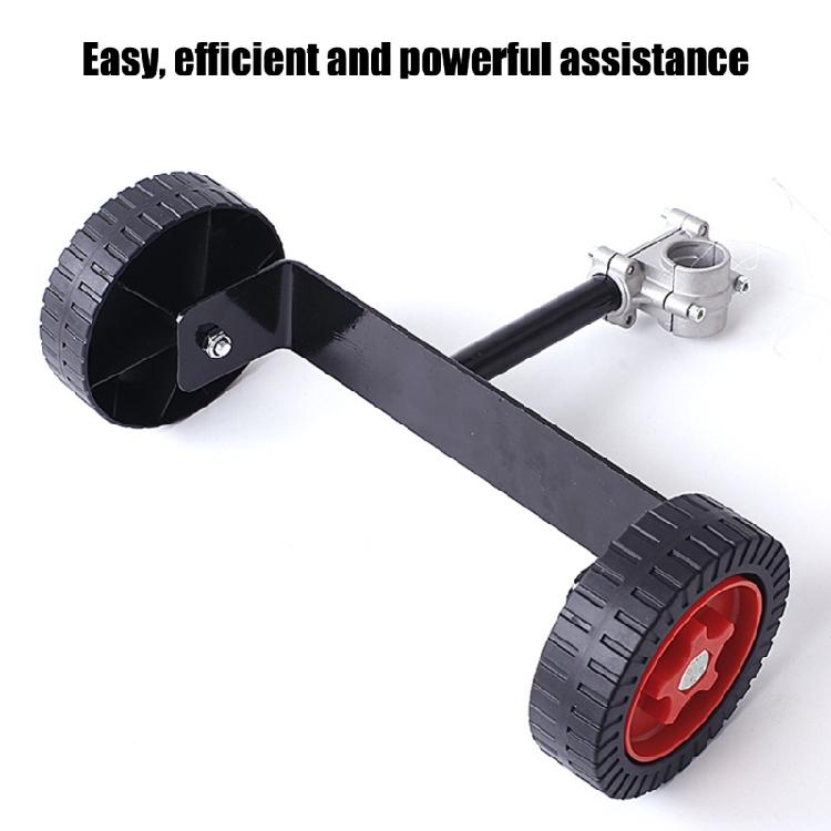 Multipurpose 28mm Pipe Stabilizing Wheel For Garden Equipment Various Backpack Brush Cutter Models