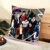 Zerobaseone ZB1 Album Cushion Cover Silky Short Plush Home Sofa Cushion Cover - Invisible Zipper Home Decoration