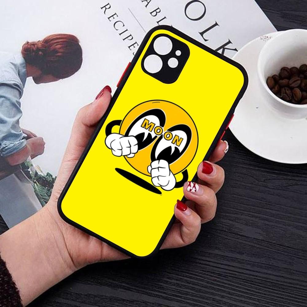 Mooneyes Print Phone Case For IPhone 14 11 12 13 Mini Pro Max 8 7 Plus X XR XS MAX Translucent Matte Cover