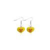 Acrylic Resin Earrings Personalized Love Letter Bemine Hugme Resin Earrings