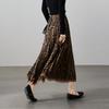 Leopard Print High Waisted Skirt for 2026 Spring Fashion, Loose and Versatile, Slimming Mid To Long A-line Umbrella Skirt