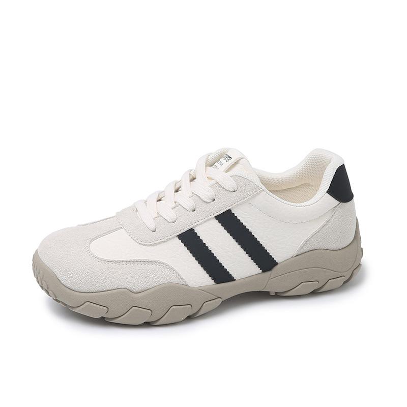 Korean version of simple and breathable German training shoes women's 2025 summer new versatile casual sports board shoes little white shoes Forrest