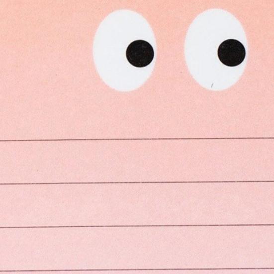 Ghost Shape Sticky Notepad Halloween Themed Memo Pads Adhesive Daily Planner