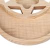 Moon Shaped Wooden Crystal Tray Star Shape Wood Crystal Holder Display Dish Lightweight Minimal Wooden Organizer Tray
