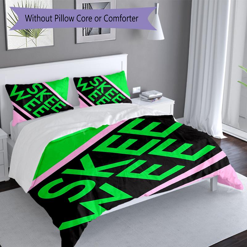 3pcs AKA Logo1 Pattern Bedding Set Duvet Cover Set Includes Duvet Cover &pillowcases, Perfect All Season Bedroom Decoration & Gift