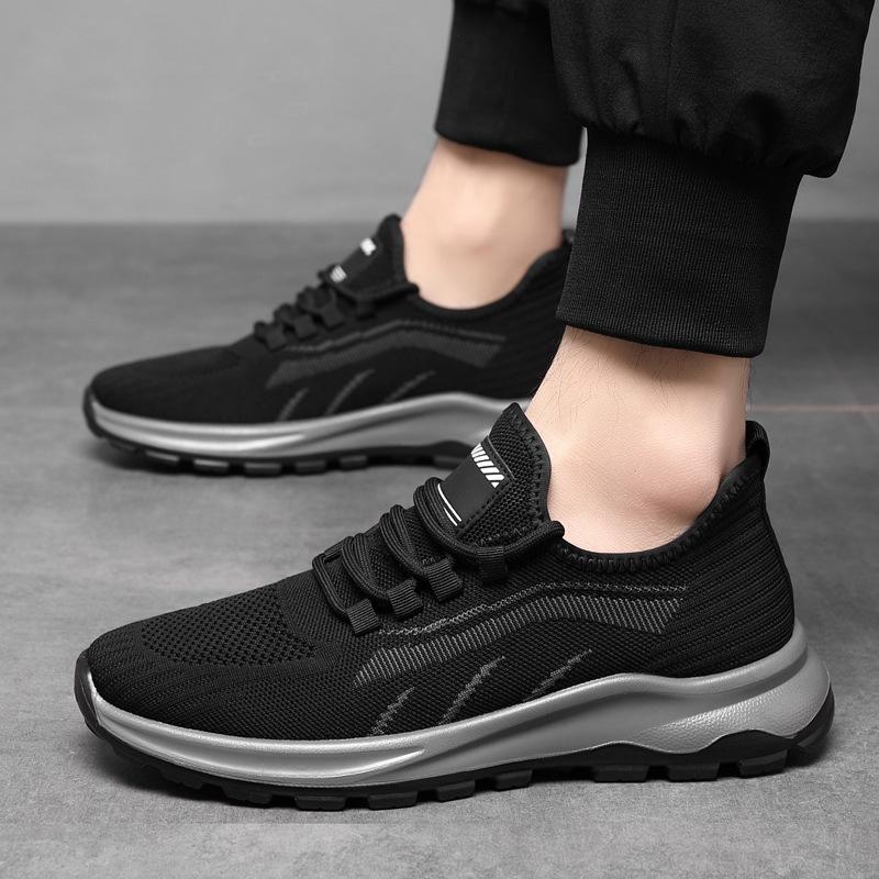 Men's Shoes 2024 Spring New Mesh Casual Shoes Breathable Comfortable Sports Walking Shoes Men