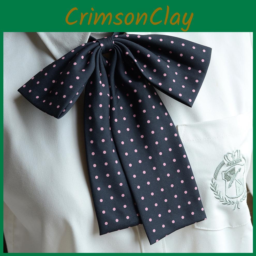 Kids Fashion Collared Brooch With Polka Dot Design For Casual School Wear And Youth