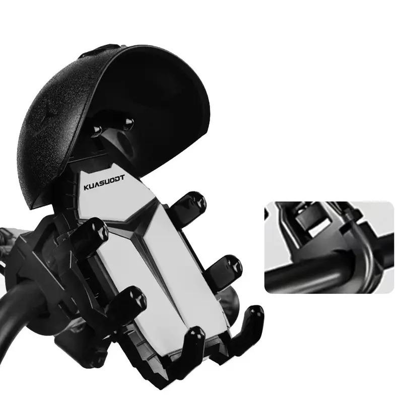 Motorrad Fahrrad Handyhalter Drehbar Stoßfest Navigation Wasserdicht Sonnenblende Fahrrad Handyhalter Stoßfeste Halterung