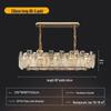 2025 Modern Minimalist Crystal Chandelier for Living Room, Bedroom & Dining