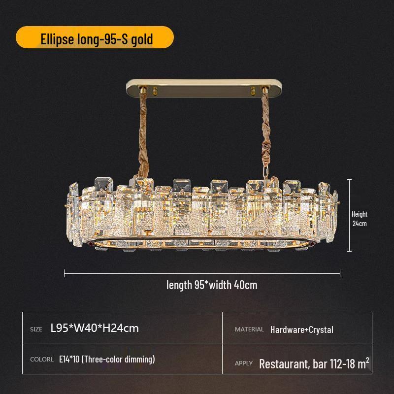 2025 Modern Minimalist Crystal Chandelier for Living Room, Bedroom & Dining