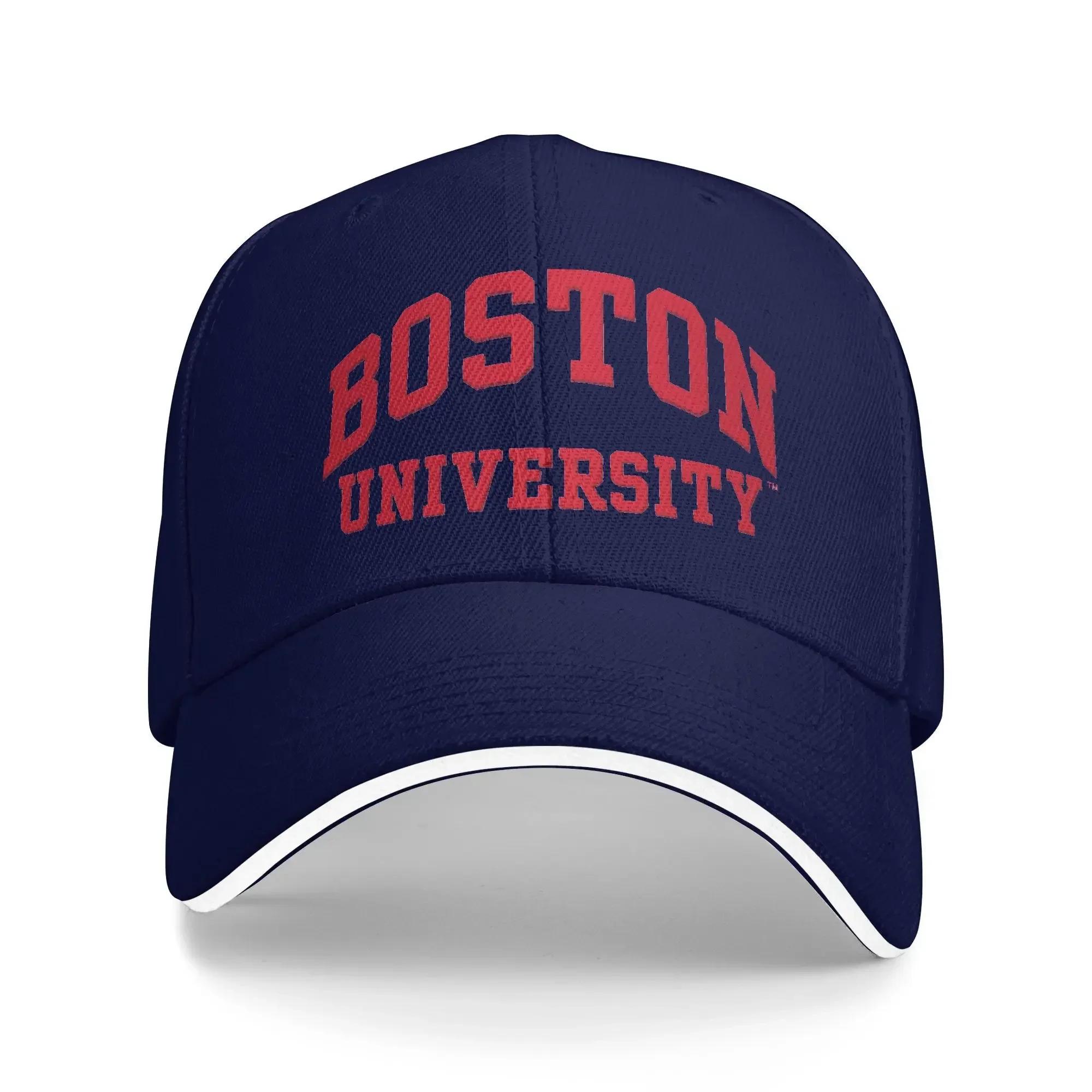 

Boston University Letter Casual Baseball Cap Summer Trucker Hat High Quality Tennis Skate Hip Hop Hats Men Adult y2k Cute Caps One Size