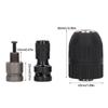 Keyless Design Self Tighten Drill Chuck 1/2in 20UNF Thread Drill Chuck Adapter  for Impact Wrench