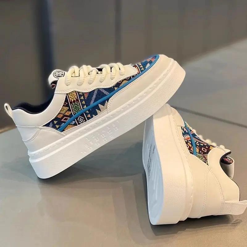 Pánské boty Jarní prodyšné elegantní univerzální ležérní skate boty ležérní tenisky