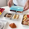 304 Edelstahl Lunchbox Bento Behälter Auslaufsicher Versiegelt Lebensmittelaufbewahrung für Reise Picknick Büro Wiederverwendbare Obstsalatbox